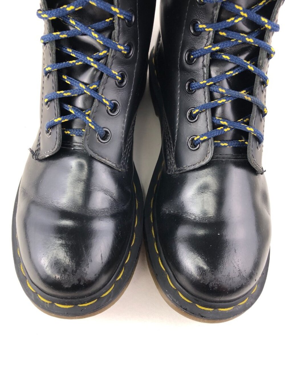Dr. Martens 1460 Black Patent Leather Combat Boots 7 - Picture 10 of 14
